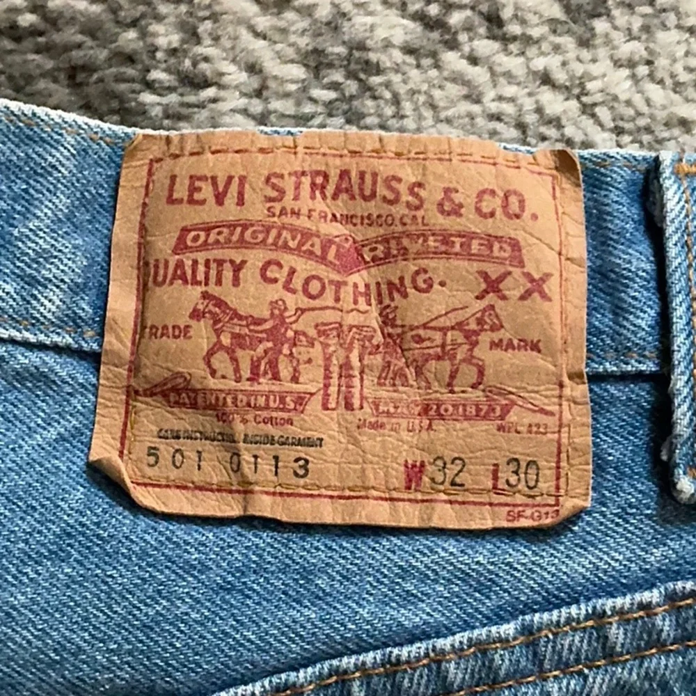 Vintage 1987 Levi’s 501 - Tag 32x30 USA - Picture 10 of 16